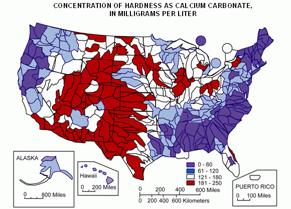 Water Hardness Map