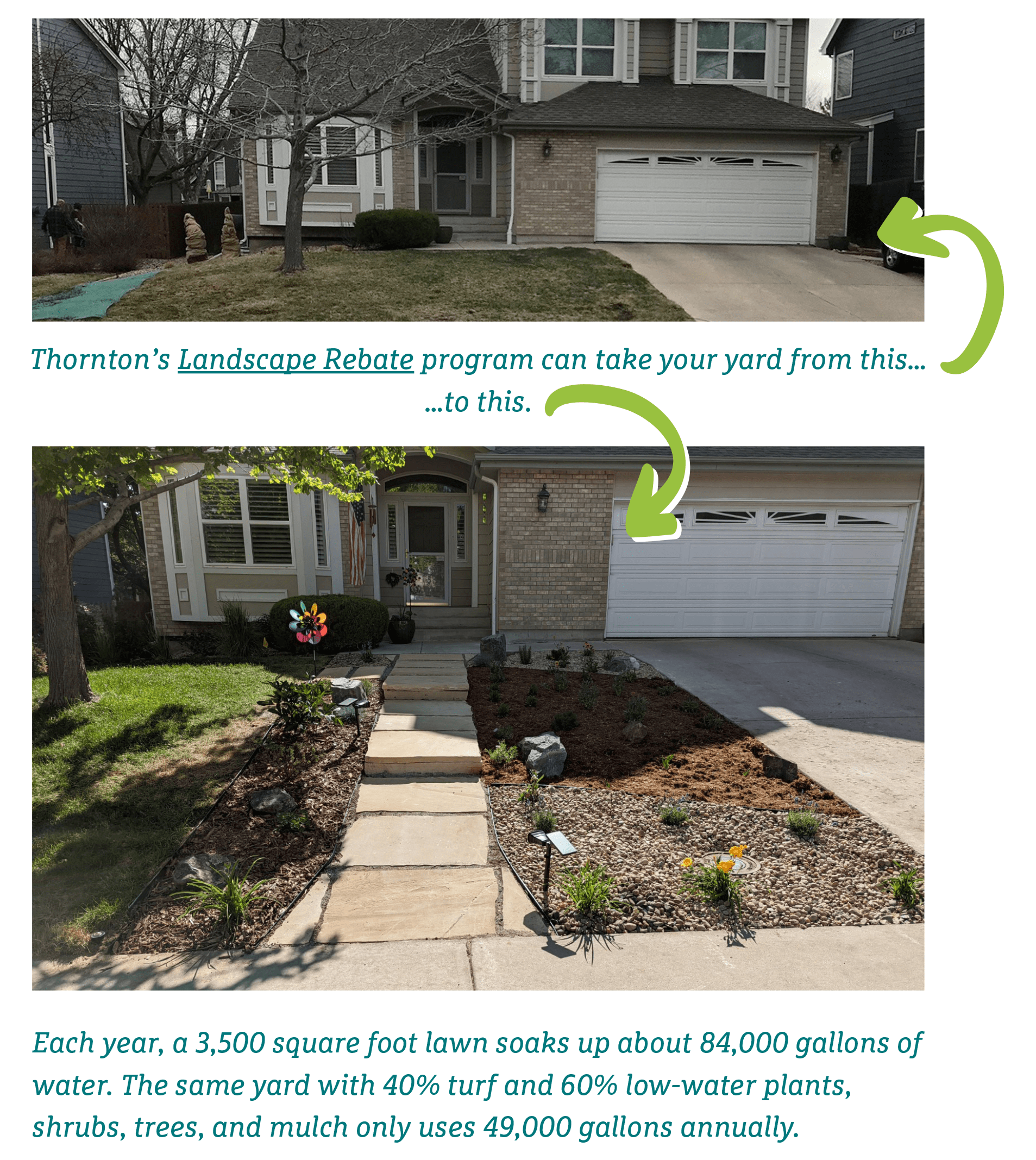 Transform your yard, water bill, and wallet with our Landscape Rebate
