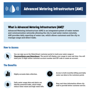 Advanced Metering Infrastructure flyer screenshot.